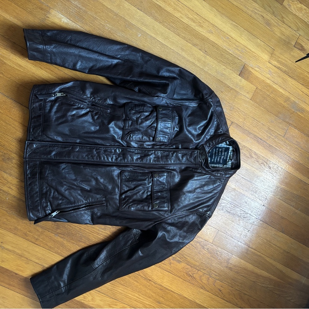 Lucky Brand Brown Military Field Jacket